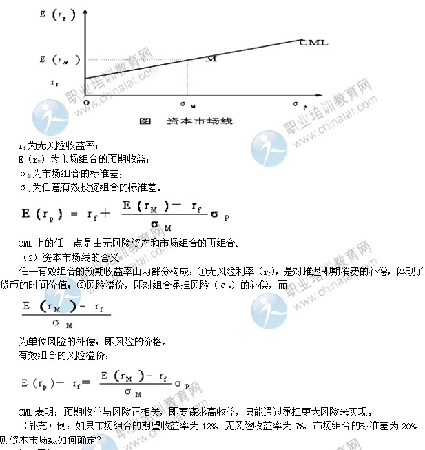 2014年中級(jí)經(jīng)濟(jì)師考試金融專業(yè)精講：資產(chǎn)定價(jià)理論