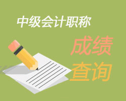 中級職稱成績查詢