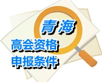 青海省2014年高級(jí)會(huì)計(jì)師資格申報(bào)條件