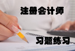 注冊會計師會計練習(xí)題精選