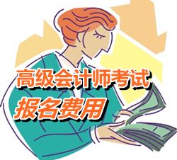 吉林省2015年高級會計師考試報名費用