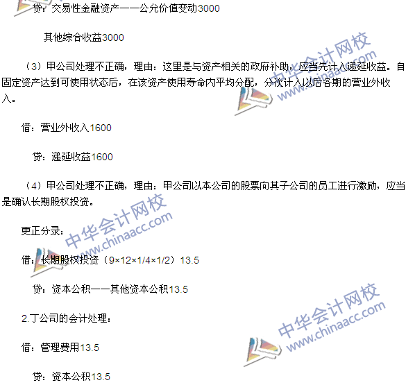 2015年注冊會計師《會計》綜合題及參考答案