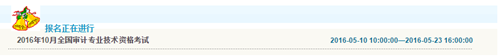 上海2016年中級審計(jì)師考試報(bào)名入口