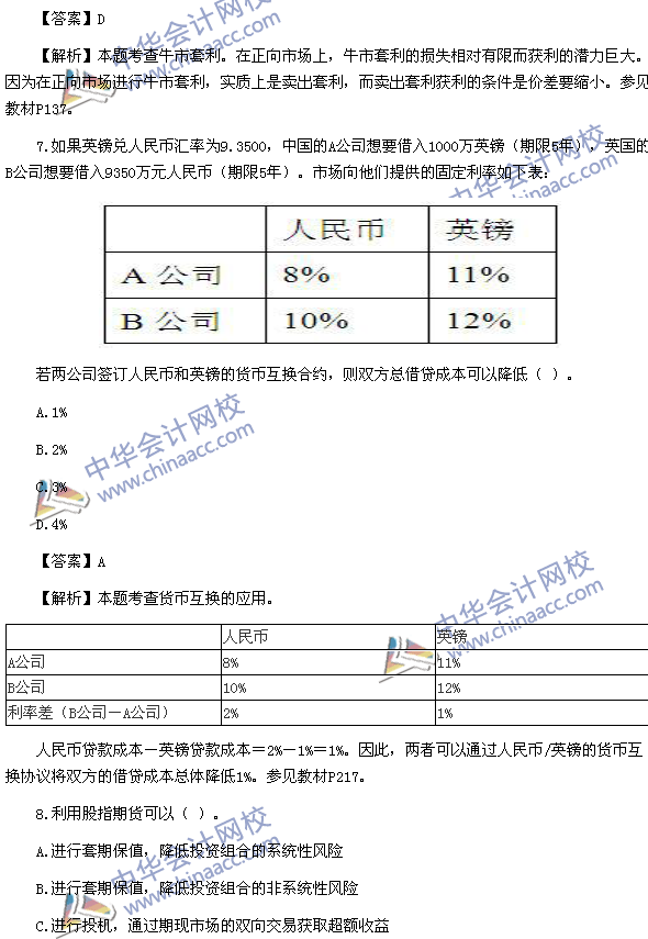 2016年期貨從業(yè)資格考試《期貨基礎知識》樣卷單選題及答案