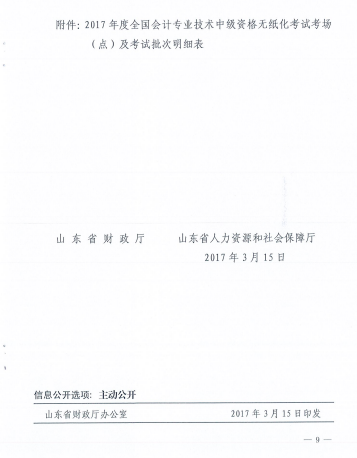 山東濱州2017高級會計(jì)職稱報(bào)名時(shí)間為3月16日-4月5日