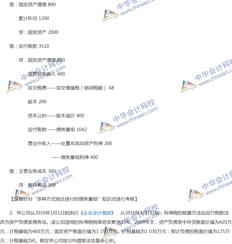 2017年中級(jí)會(huì)計(jì)職稱《中級(jí)會(huì)計(jì)實(shí)務(wù)》全真模擬試題第五套（4）