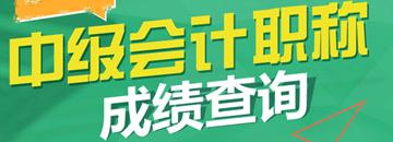 2017年中級(jí)會(huì)計(jì)職稱(chēng)成績(jī)查詢(xún)時(shí)間