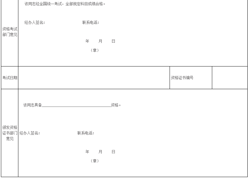 年度會(huì)計(jì)專(zhuān)業(yè)技術(shù)資格考試登記表