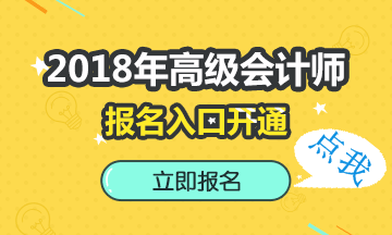 天津2018年高級(jí)會(huì)計(jì)師報(bào)名入口