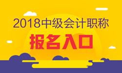 2018年貴州中級(jí)會(huì)計(jì)職稱考試報(bào)名入口已開(kāi)通