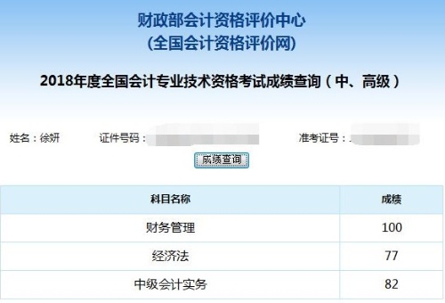 美女學(xué)霸一次通過中級會計(jì)職稱考試 你還有什么理由不努力！