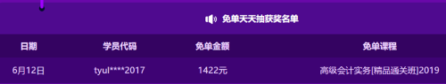 就在昨天 報了高級會計師課程的他被免單砸中了 你還觀望嗎？