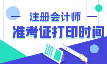 2019年河南新鄉(xiāng)CPA專業(yè)準(zhǔn)考證打印時間確定