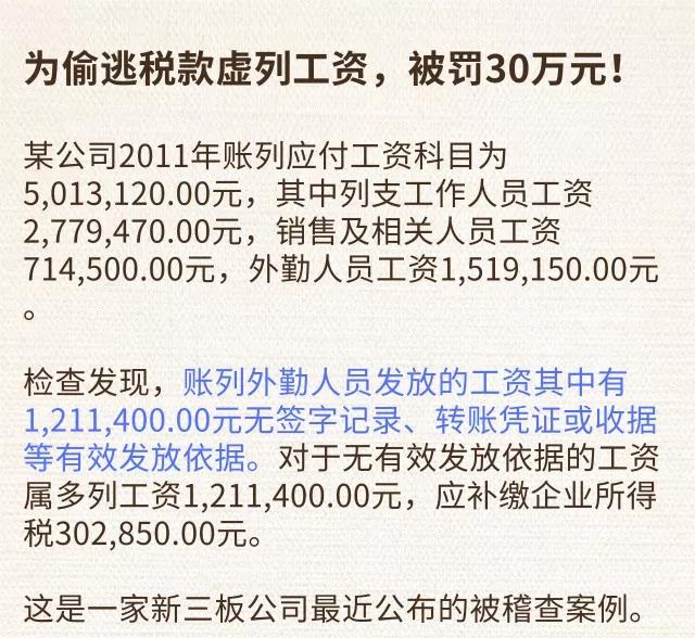 2019年工資和社保的這4個(gè)方面存在漏稅風(fēng)險(xiǎn)，會(huì)計(jì)趕緊自查！