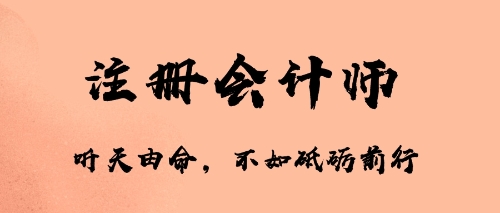 注冊會(huì)計(jì)師考試2019