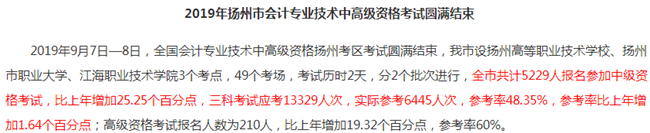 中級會計職稱考試難度大嗎？2019有多少考生通過考試？