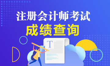 2019黑龍江哈爾濱注冊(cè)會(huì)計(jì)師成績查詢時(shí)間