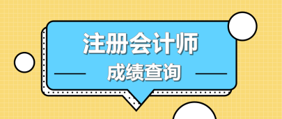  廣東廣州2019注會考試成績查詢時間