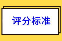 廣東廣州2021年初級會計評分標準是什么？