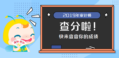 2019初級審計師成績查詢