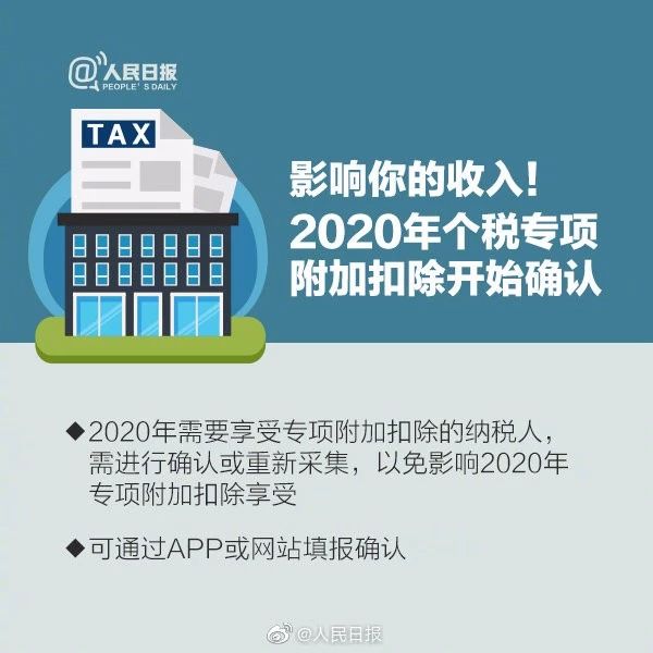 【稅局提醒】2020年個(gè)稅專項(xiàng)扣除開(kāi)始確認(rèn)，速看攻略！