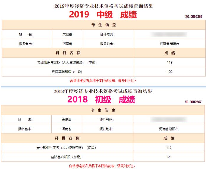 感謝正保會計網(wǎng)校助我連續(xù)兩年120分通過初、中級經(jīng)濟師！