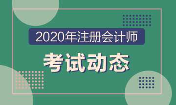 湖南長沙2020注冊會計師考試時間