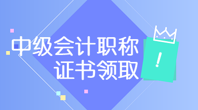 陜西2019年中級(jí)會(huì)計(jì)師證書(shū)領(lǐng)取時(shí)間