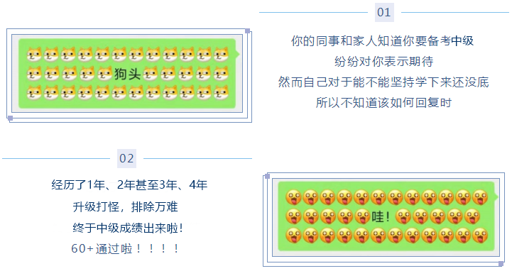 微信新表情 像極了中級(jí)會(huì)計(jì)職稱考生的備考日常！