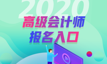 陜西2020年高級(jí)會(huì)計(jì)師考試報(bào)名入口