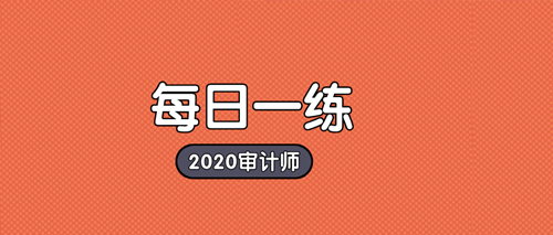 2020初級審計師備考