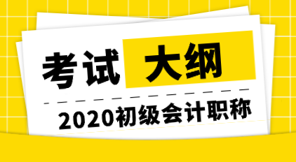 2020年新疆初級會計職稱考試大綱變化