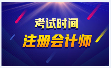 四川2020年注會(huì)什么時(shí)候考試？