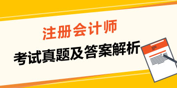 注冊會計師歷年試題試卷  速來領(lǐng)取！