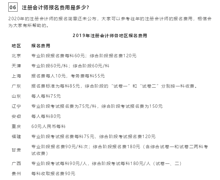 2020注會(huì)報(bào)考指南！一文在手 報(bào)名問題全沒有！