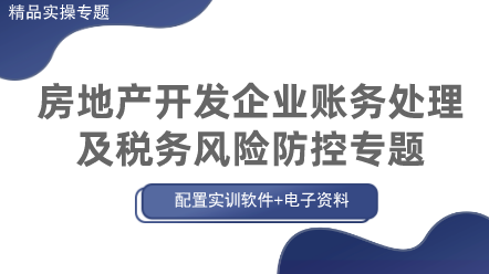 房地產(chǎn)企業(yè)賬務(wù)處理及稅務(wù)風(fēng)險(xiǎn)防控