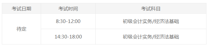 原定5月9日初級(jí)考試 5月9日會(huì)公布考試時(shí)間嗎？