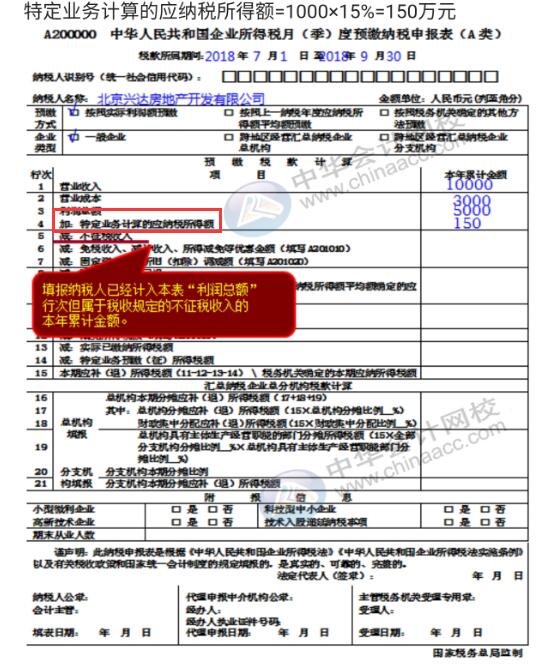 企業(yè)所得稅納稅申報表（A類）實(shí)務(wù)操作，快看過來！