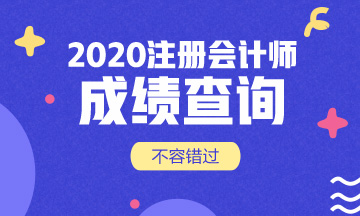 鄭州注冊會計師考試成績查詢時間