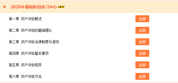 《資產(chǎn)評(píng)估基礎(chǔ)》習(xí)題庫(kù)更新進(jìn)度