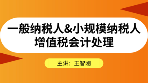 一般納稅人&小規(guī)模納稅人增值稅會計(jì)處理