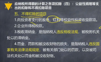 【微課】注會(huì)《稅法》楊軍老師：不得扣除的項(xiàng)目