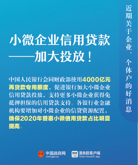 關(guān)于企業(yè)、個體戶，近期9個好消息！