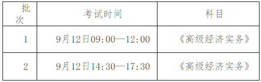 江西高級(jí)經(jīng)濟(jì)師2020考試時(shí)間安排