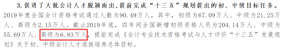 高級會計人才短缺 高級會計師還有3萬多的人才缺口！