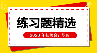 2020年初級(jí)會(huì)計(jì)考試《初級(jí)會(huì)計(jì)實(shí)務(wù)》練習(xí)題精選（六十三）