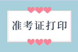 甘肅2020年初級(jí)經(jīng)濟(jì)師準(zhǔn)考證打印時(shí)間：11月14日-20日