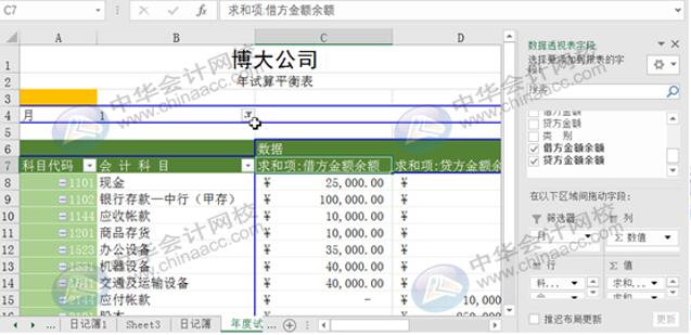 Excel實(shí)操技能：用Eexcel編制試算平衡表！