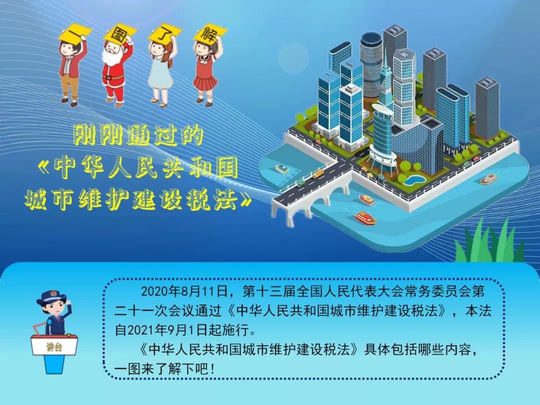 城市維護建設稅法有哪些要點？一圖速懂