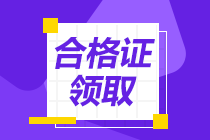 中級(jí)經(jīng)濟(jì)師考試合格證書(shū)